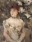 Berthe Morisot The woman dress for ball Spain oil painting artist